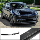 Porsche Macan 2014–2024 Sprednji lip spojler odbijača Lip V2 (2014-2018, Karbon) fotografija 1