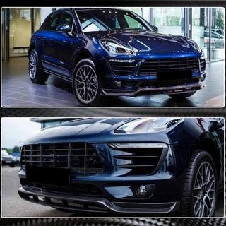Sprednji lip spojler odbijača Lip V2 (2014-2018, Karbon) Porsche Macan 2014–2024 fotografija 4
