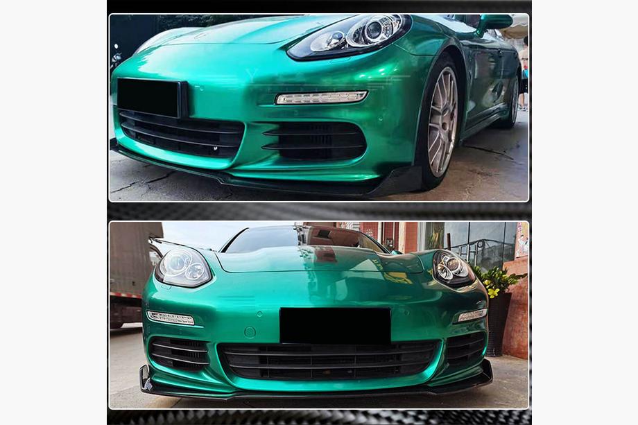Porsche Panamera 2009–2016 Lip spojler sprednjega odbijača (za Base 2013-2016, karbon) Fotografija 5