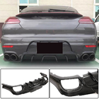 Porsche Panamera 2009–2016 Difuzor zadnjega odbijača (2013-2016, karbon) fotografija 1