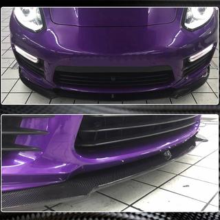 Karbon dodatek (lip) za sprednji odbijač Lip V1 (za Turbo/Turbo S/GTS) fotografija 4