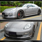 Porsche Panamera 2009–2016 Lip spojler za sprednji odbijač Lip (za Base 2009-2013, karbon) fotografija 3