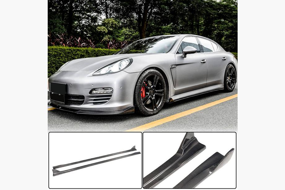 Porsche Panamera 2009–2016 Bočni pragovi V2 (2009-2013, Karbon) Image