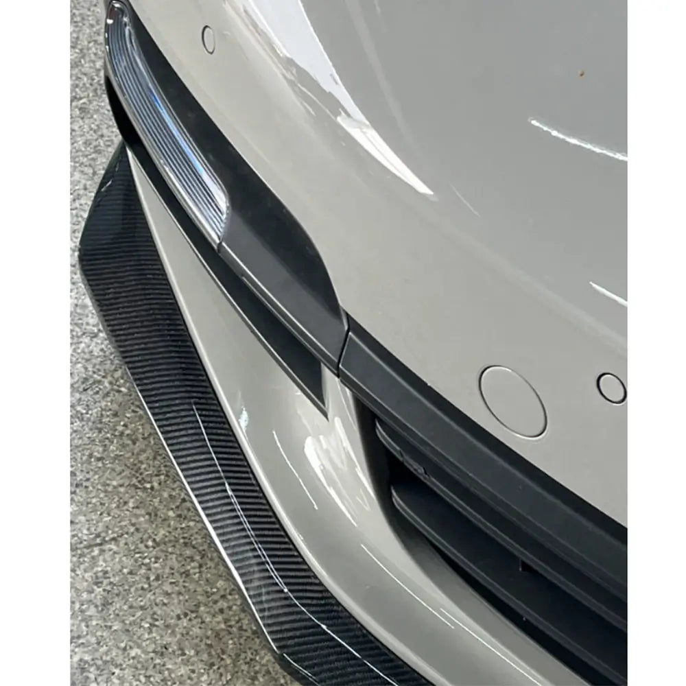 Porsche Panamera 2016–2023 Sprednja ustnica odbijača Lip (2016-2020, karbon) fotografija 7
