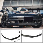 Porsche Panamera 2016–2023 Sprednja ustnica odbijača Lip (2016-2020, karbon) fotografija 1