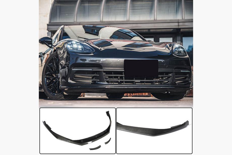 Porsche Panamera 2016–2023 Sprednja ustnica odbijača Lip (2016-2020, karbon) Image