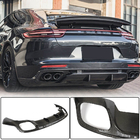 Porsche Panamera 2016–2023 Difuzor zadnjega odbijača (2016-2020, Karbon) fotografija 1