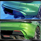 Porsche Taycan 2019– Difuzor zadnjega odbijača (za 2019-2024 Base SD, karbon) fotografija 4