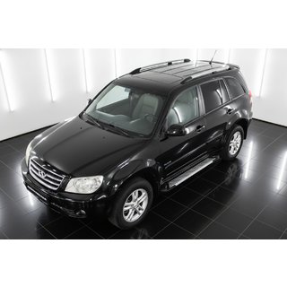 Stranski pragovi tipa Line (2 kosa, aluminijasti profil) Chery Tiggo 1 2005–2016 fotografija 1