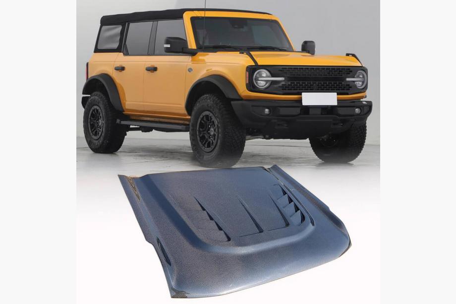 Ford Bronco 2021– Pokrov motorja (karbon) Image
