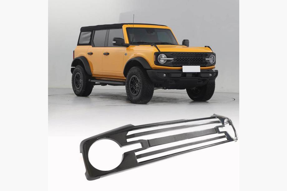 Ford Bronco 2021– Maska hladilnika V2 (Karbon) Image