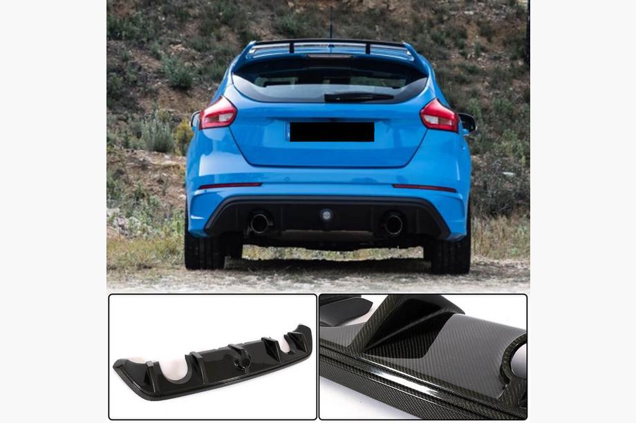 Ford Focus III 2011–2017 Difuzor zadnjega odbijača (za RS 2015-2017, Karbon) Image