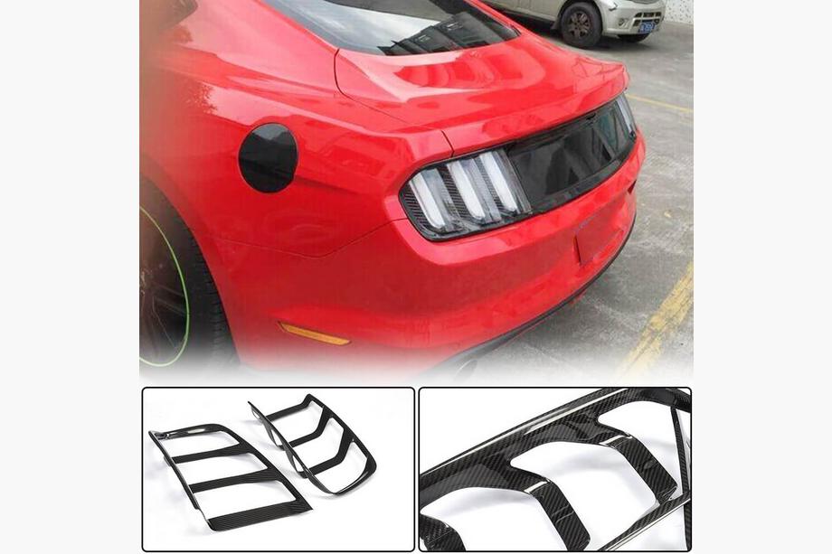 Ford Mustang 2015–2023 Pokrovi zadnjih luči (2015-2017, karbon) Image