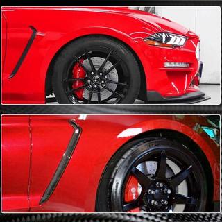 Obloge prednjih blatnikov (2018-2023, karbon) Ford Mustang 2015–2023 fotografija 2