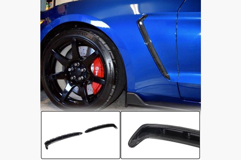 Ford Mustang 2015–2023 Obloge prednjih blatnikov (2018-2023, karbon) Image