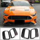 Ford Mustang 2015–2023 Obloge pokrova motorja (2018-2023, karbon) fotografija 1