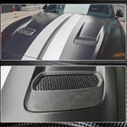 Ford Mustang 2015–2023 Obloge pokrova motorja (2018-2023, karbon) fotografija 4