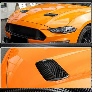 Obloge pokrova motorja (2018-2023, karbon) Ford Mustang 2015–2023 fotografija 3