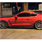 Ford Mustang 2015–2023 Stranski pragovi V2 (Karbon) fotografija 3