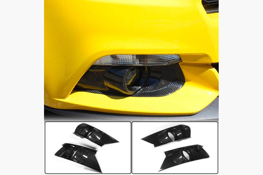 Ford Mustang 2015–2023 Obrobe meglenk V2 (2015-2017, Karbon) Image