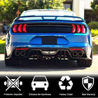 Ford Mustang 2015–2023 Difuzor zadnjega odbijača V1 (2015-2017, karbon) fotografija 2