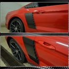 Ford Mustang 2015–2023 Obloge zadnjih blatnikov (2015-2017, Karbon) fotografija 5