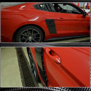 Obloge zadnjih blatnikov (2015-2017, Karbon) Ford Mustang 2015–2023 fotografija 4