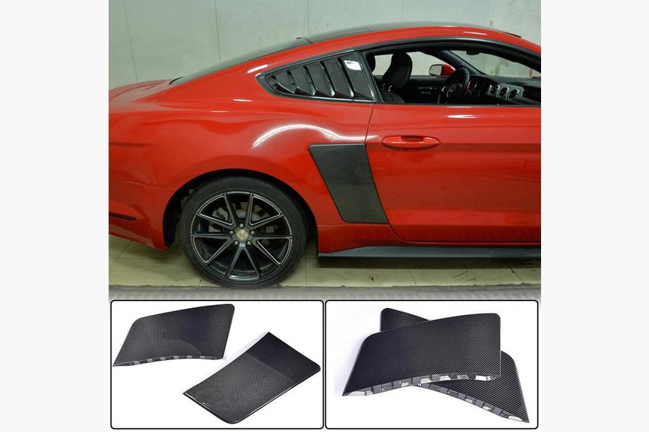 Ford Mustang 2015–2023 Obloge zadnjih blatnikov (2015-2017, Karbon) Image