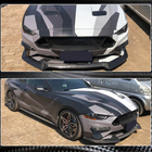 Ford Mustang 2015–2023 Lip spojler sprednjega odbijača (2017-2020, karbon) fotografija 4