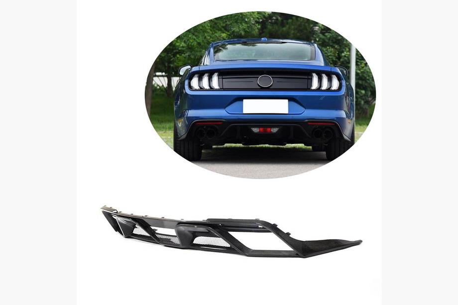 Ford Mustang 2015–2023 Difuzor zadnjega odbijača V2 (2018-2021, Karbon) Image