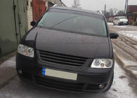 Volkswagen Caddy 2004–2010 Veke za žaromete (črne) fotografija 4