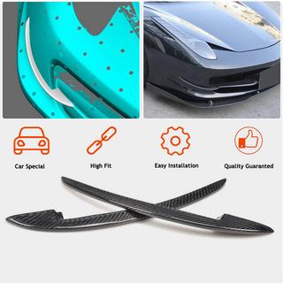 Karbonski nastavki za sprednji odbijač V2 (2011-2013, karbon) Ferrari 458 Italia 2009–2015 fotografija 2