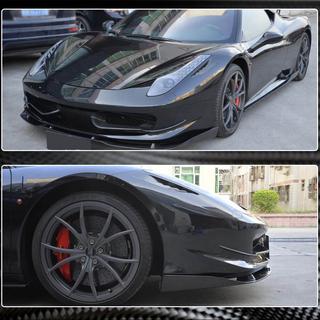 Karbonski nastavki za sprednji odbijač V2 (2011-2013, karbon) Ferrari 458 Italia 2009–2015 fotografija 4