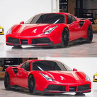 Ferrari 488 GTB 2015–2019 Flap dodatki za sprednji odbijač (2015-2019, karbon) fotografija 2