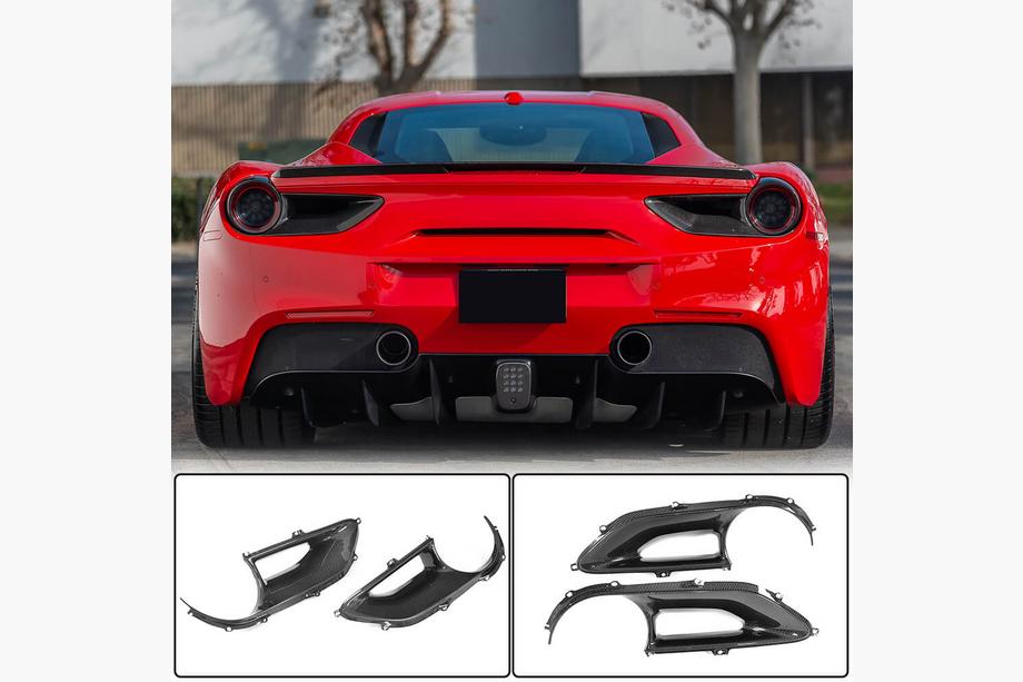 Ferrari 488 GTB 2015–2019 Pokrovi zadnjih luči (2015-2017, karbon) Image