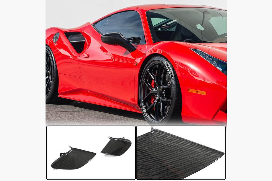 Ferrari 488 GTB 2015–2019 Karbonove obloge zadnjih blatnikov (2015-2019, Karbon) Image