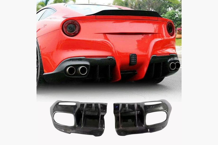 Ferrari F12 Berlinetta 2012–2017 Difuzor zadnjega odbijača (2012-2014, Karbon) Fotografija 1