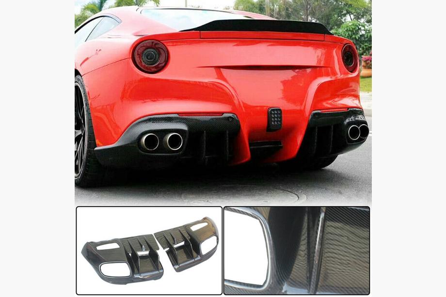 Ferrari F12 Berlinetta 2012–2017 Difuzor zadnjega odbijača (2012-2014, Karbon) Fotografija 2