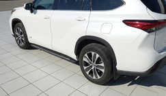Toyota Highlander 2019– OEM bočne stopnice (2024+, 2 kos, aluminij) fotografija 1