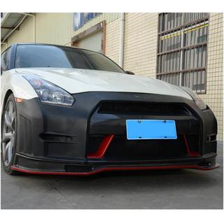 Sprednji lip odbijača Lip (2009-2015, Karbon) Nissan GT-R 2008–2025 fotografija 2