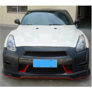 Sprednji lip odbijača Lip (2009-2015, Karbon) Nissan GT-R 2008–2025 fotografija 3