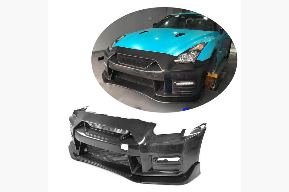 Nissan GT-R 2008–2025 Sprednji odbijač (2009-2015, karbon) Fotografija 1