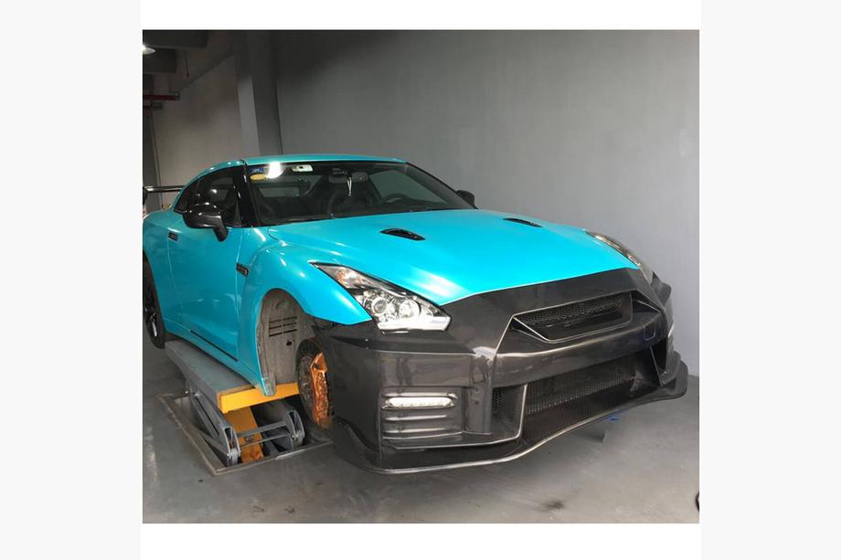 Nissan GT-R 2008–2025 Sprednji odbijač (2009-2015, karbon) Fotografija 2