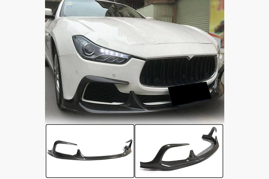 Maserati Ghibli 2013–2023 Nastavek sprednjega odbijača Lip V1 (za Base/S/S Q4 2013-2017, karbon) Image