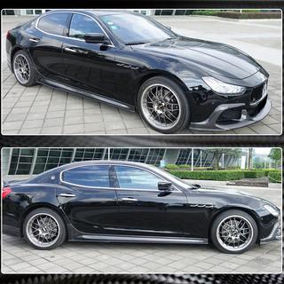 Bočni pragovi V3 (za Base/S/S Q4/Diesel/250 Diesel, karbon) Maserati Ghibli 2013–2023 fotografija 4