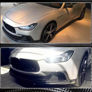 Karbonski nastavki za sprednji odbijač (za Base/S/S Q4 2013-2017) Maserati Ghibli 2013–2023 fotografija 3