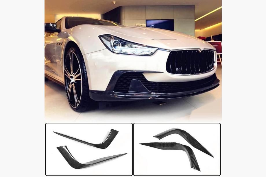 Maserati Ghibli 2013–2023 Karbonski nastavki za sprednji odbijač (za Base/S/S Q4 2013-2017) Image