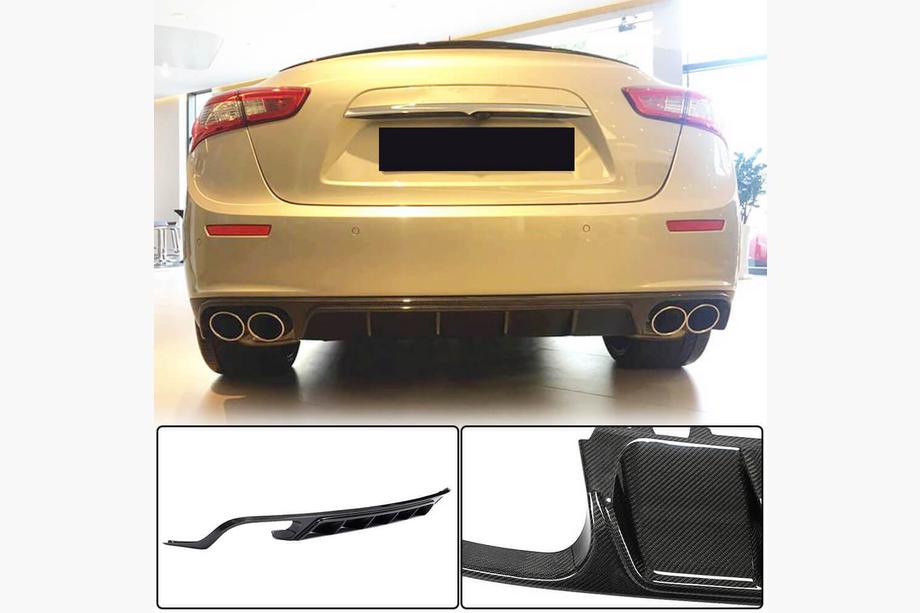 Maserati Ghibli 2013–2023 Difuzor zadnjega odbijača (za Base/S/S Q4 2013-2017, karbon) Image