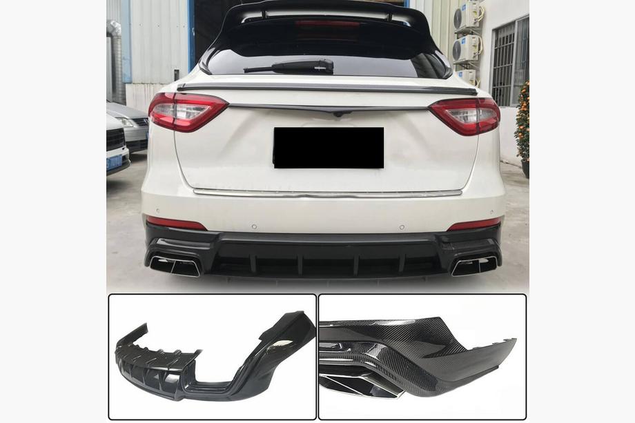Maserati Levante 2016– Difuzor zadnjega odbijača V1 (za Base/S, karbon) Image
