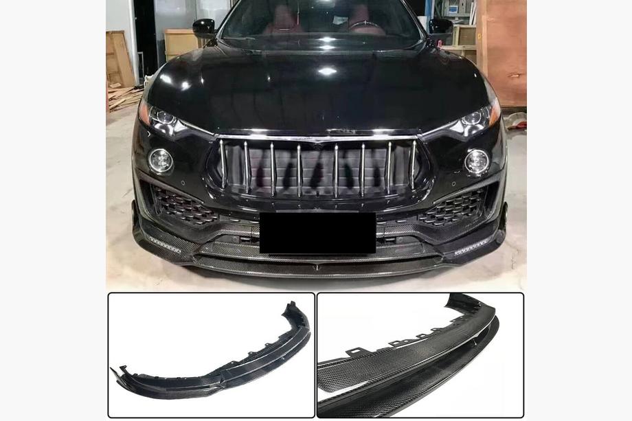 Maserati Levante 2016– Lip V2 dodatek za sprednji odbijač (za Base/S, karbon) Image